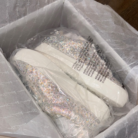 NWT Betsey Johnson Sidny Rhinestones Sneaker - Picture 5 of 8